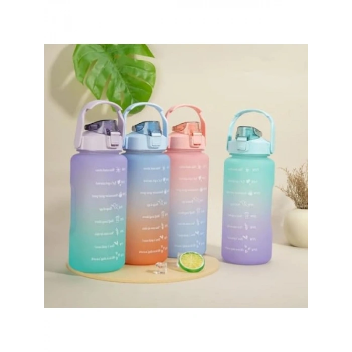 Motivasyonel Su Matarası 3lü Set - BPA İçermez