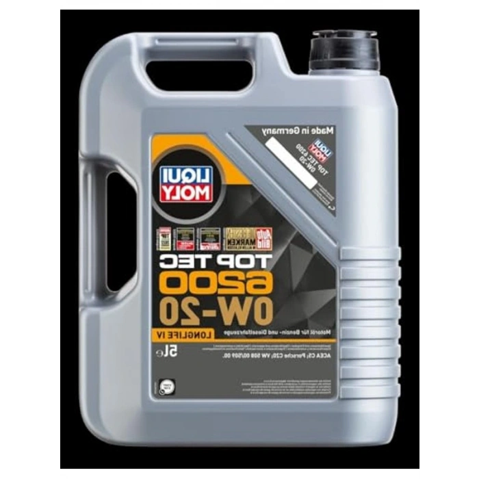 Motor Yağı, Liqui Moly Top Tec 6200 0W-20 4 lt Kapasite