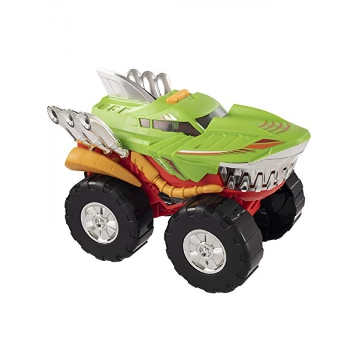 Motorize Köpek Balığı Araba Oyuncağı - Ses ve Işık Özellikli