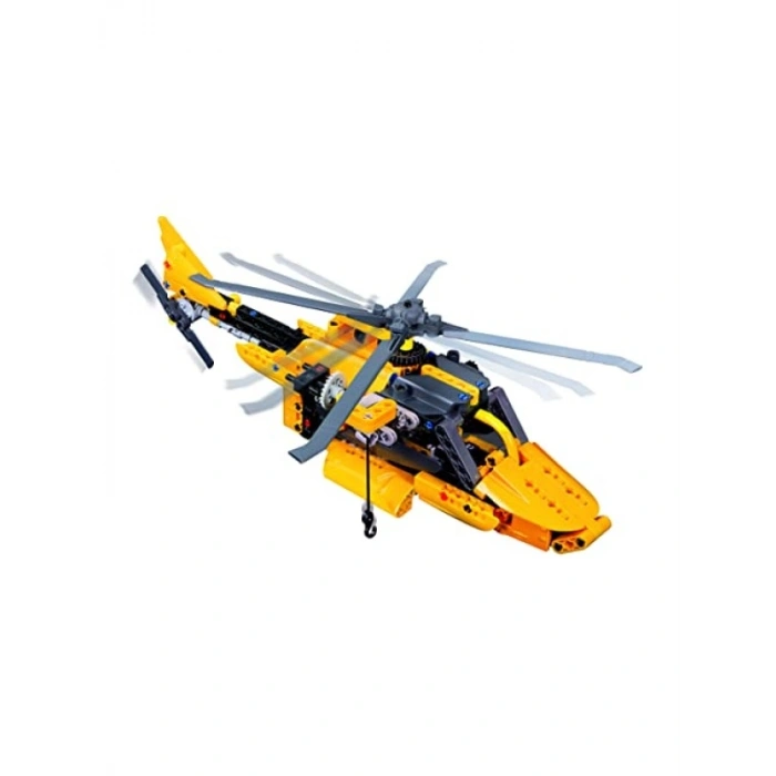 Motorlu Kurtarma Helikopteri Yapım Seti ile Mekanik Keşif