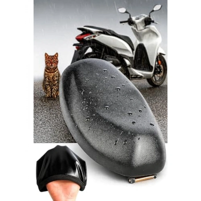 Motosiklet Sele Kılıfı - Siyah Örtü