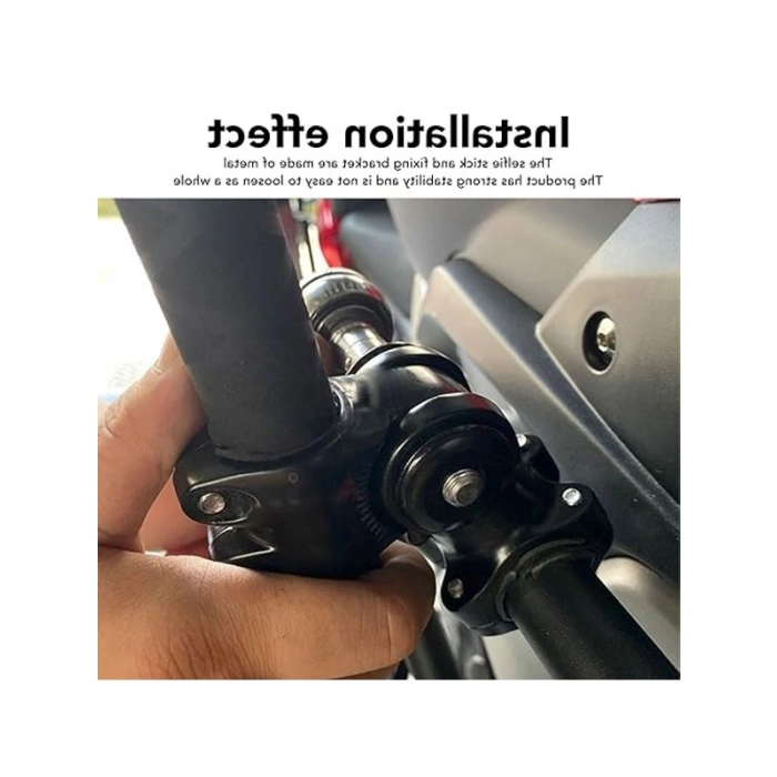 Motosiklet Selfie Çubuğu, Alüminyum Alaşımdan Dayanıklı