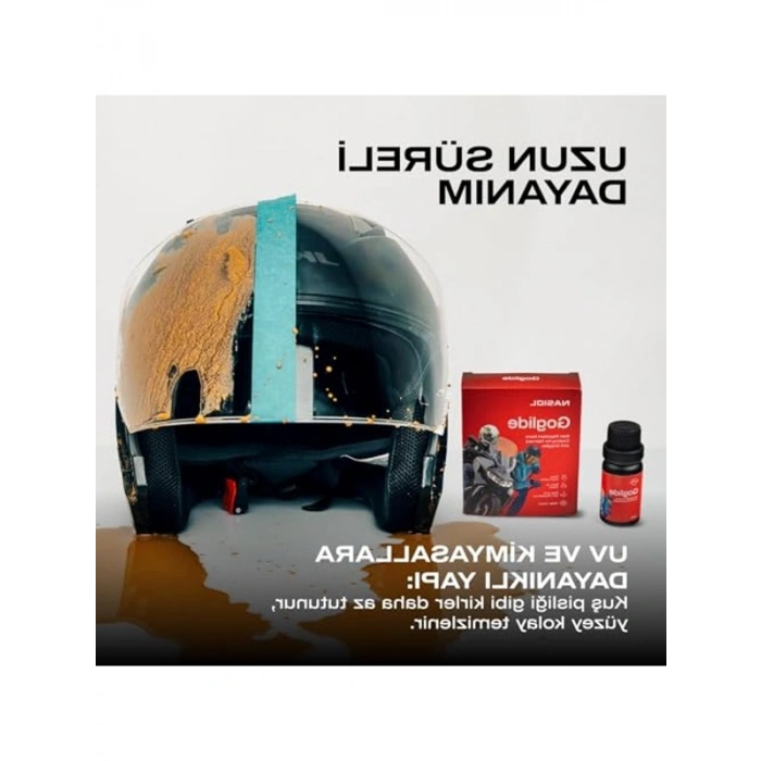 Motosiklet ve Kask Vizörü için Nano Yağmur Kaydırıcı, 10 ml