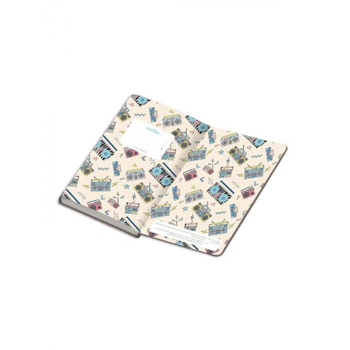 Mottolu Düz Defter, Forever 2000s Temalı, 17x24 cm