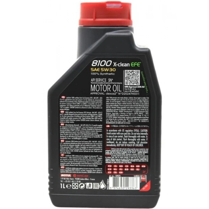 Motul 8100 X-Clean Power+ 5W-30 5 Litre Motor Yağı (Üretim Yılı :2025)