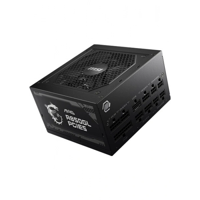 MSI MAG A850GL PCIE5 850W 80+ Gold PCIe5.0 Tam Modüler Siyah Güç Kaynağı