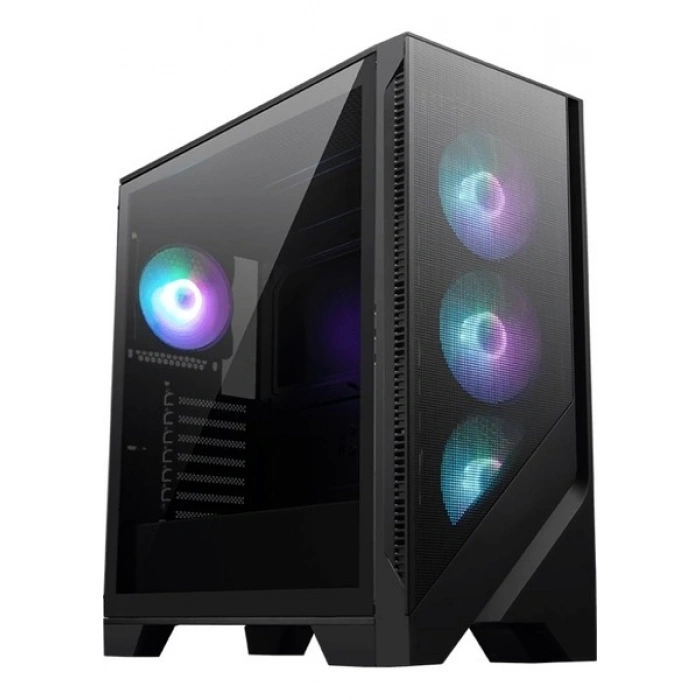 MSI MAG FORGE 320R AIRFLOW Temperli Cam 4x120mm ARGB Fan ATX Gaming Bilgisayar Kasası