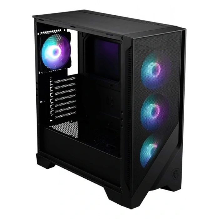 MSI MAG FORGE 320R AIRFLOW Temperli Cam 4x120mm ARGB Fan ATX Gaming Bilgisayar Kasası