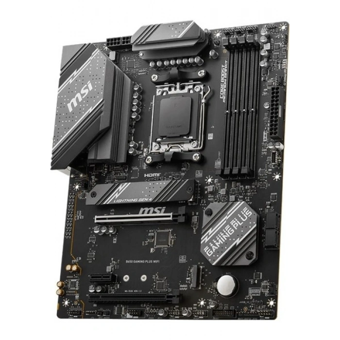 MSI MB B650 GAMING PLUS WIFI AM5 DDR5 6000MHZ(OC) HDMI DP 2xM.2 USB3.2 2.5G LAN WIFI 6E ATX