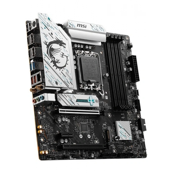 MSI MB B760M GAMING PLUS WIFI SOKET 1700 DDR5 6800(OC) PCI-E M.2 USB3.2 HDMI DP 1x 2.5G LAN WI-FI 6E ATX