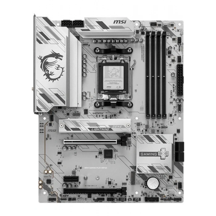 Msı MB B850 Gamıng Plus WIFI6E Ddr5 8200MHZ(OC)MHz Am5 Atx Anakart