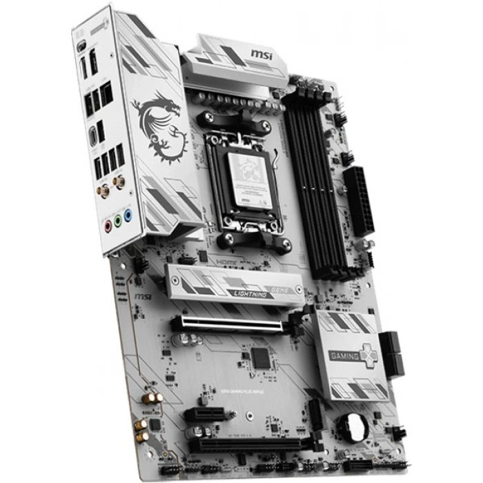 Msı MB B850 Gamıng Plus WIFI6E Ddr5 8200MHZ(OC)MHz Am5 Atx Anakart