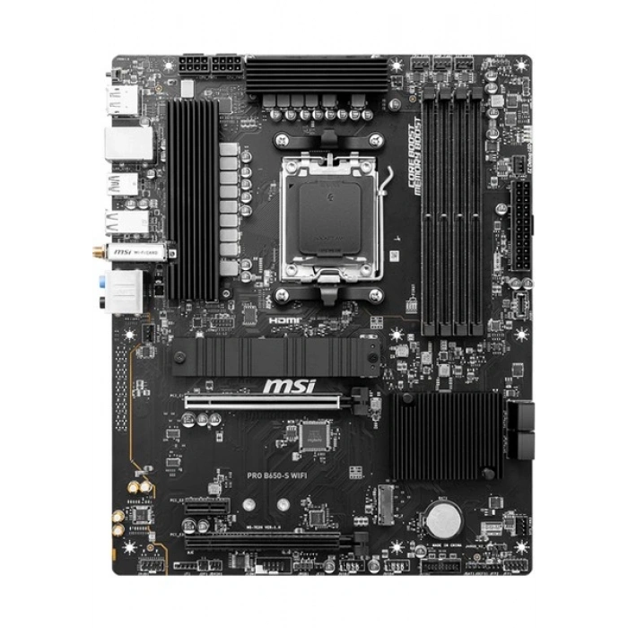 MSI MB PRO B650-S WIFI AM5 DDR5 7200MHZ(OC) HDMI DP M.2 USB3.2 2.5G LAN WI-FI 6E ATX