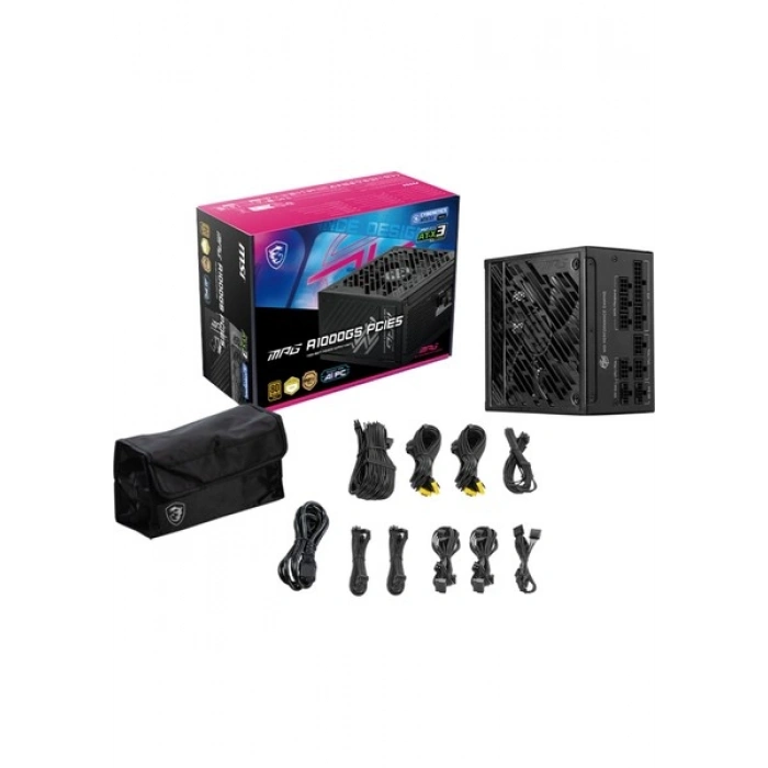 Msı Mpg A1000GS Pcıe5 1000W 80+ Gold Power Supply
