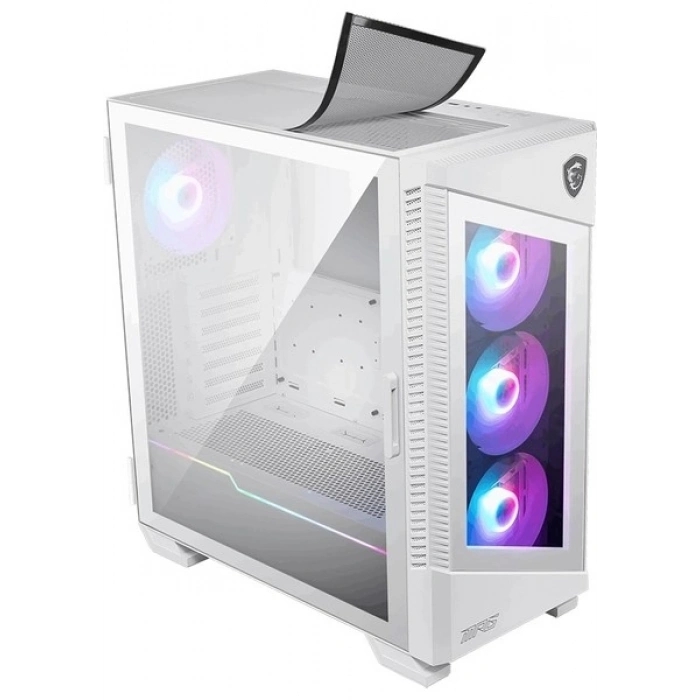 MSI MPG Velox 100R White TG ARGB ATX Mid Tower Beyaz Gaming Kasa