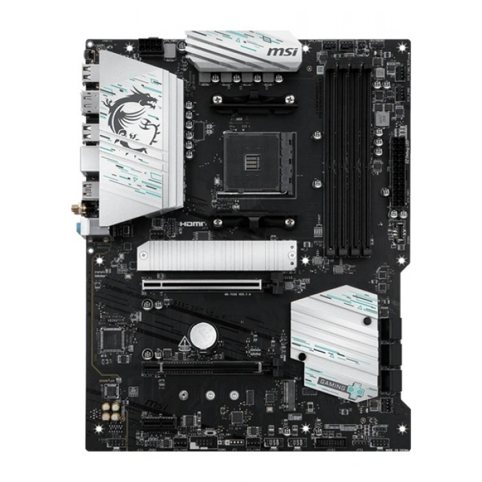 MSI Msı B550 Gamıng Wıfı Am4 Ddr4 4866(OC) HDMI Dp 2x M.2 USB 10GBPS 1g Lan Wıfı 5 Atx