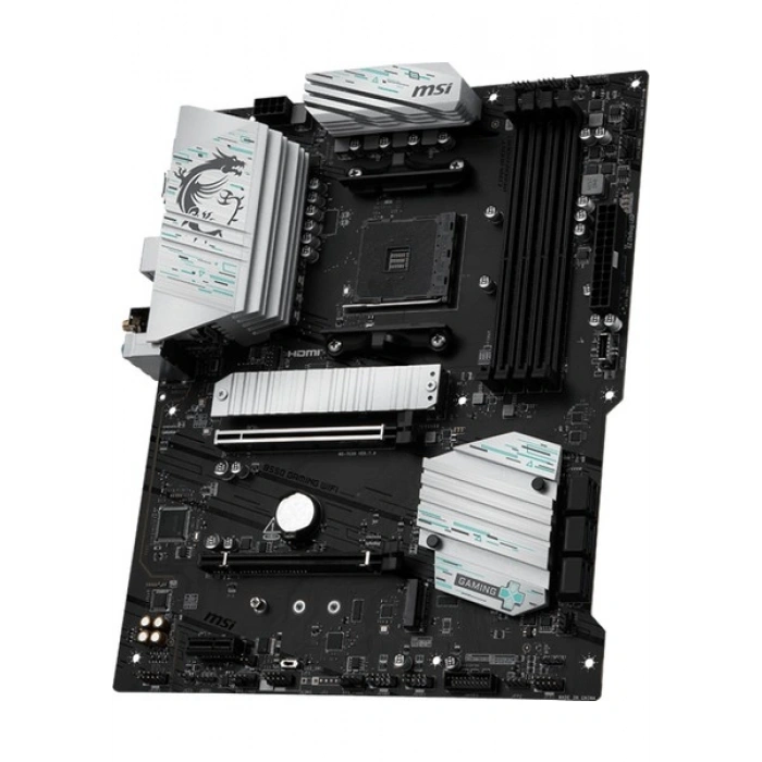 MSI Msı B550 Gamıng Wıfı Am4 Ddr4 4866(OC) HDMI Dp 2x M.2 USB 10GBPS 1g Lan Wıfı 5 Atx