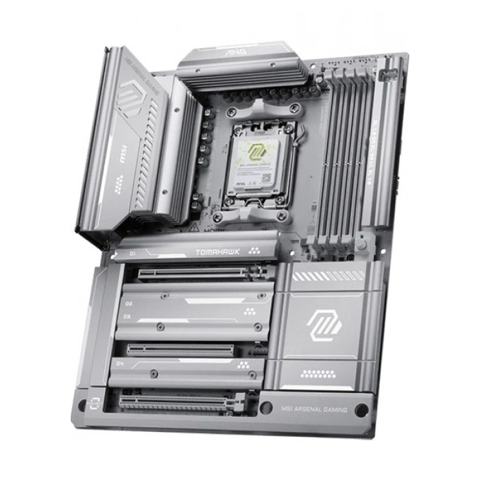 MSI Msı Mag X870E Tomahawk Max Wıfı Pz Am5 Ddr5 8400MHZ(OC) Usb4 4x M.2 Hdmı 2x Dp 40 Gbps 5g Lan Wıfı 7 Rgb Atx