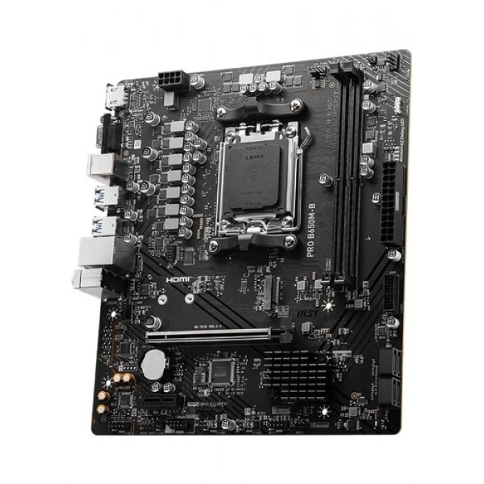 MSI PRO B650M-B AM5 DDR5 6800MHZ(OC) HDMI VGA M.2 USB3.2 2.5G LAN mATX