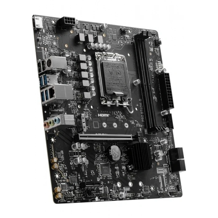 MSI Pro B760M-B DDR4 4800Mhz (OC) M.2 1700p mATX Anakart