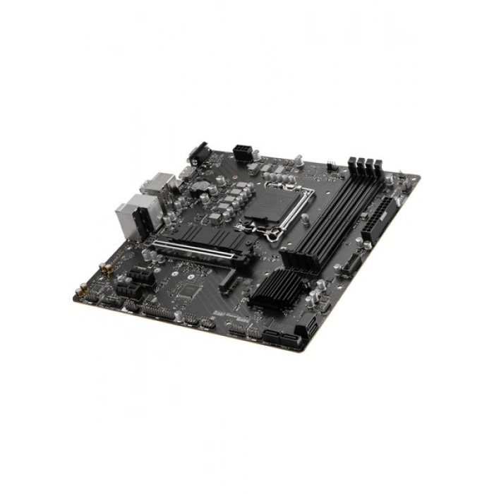 MSI PRO B760M-P SOKET 1700 DDR5 6800(OC) PCI-E ,M.2 USB3.2 HDMI,DP,VGA 1x 1G LAN mATX Anakart