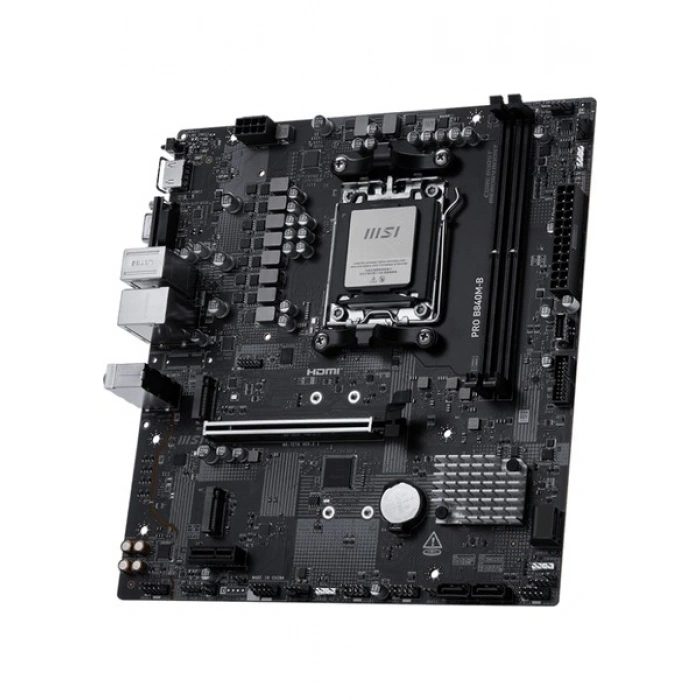 MSI PRO B840M-B 8000MHz (OC) DDR5 Soket AM5 M.2 HDMI VGA mATX Anakart