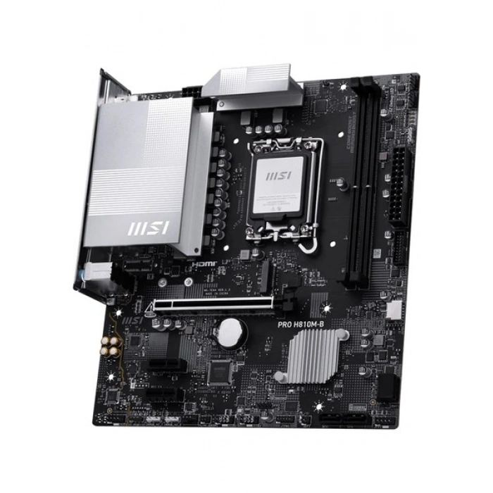 Msı Pro H810M-B H10 Ddr5 6400+(OC)MHZ Matx Gaming (Oyuncu) Anakart