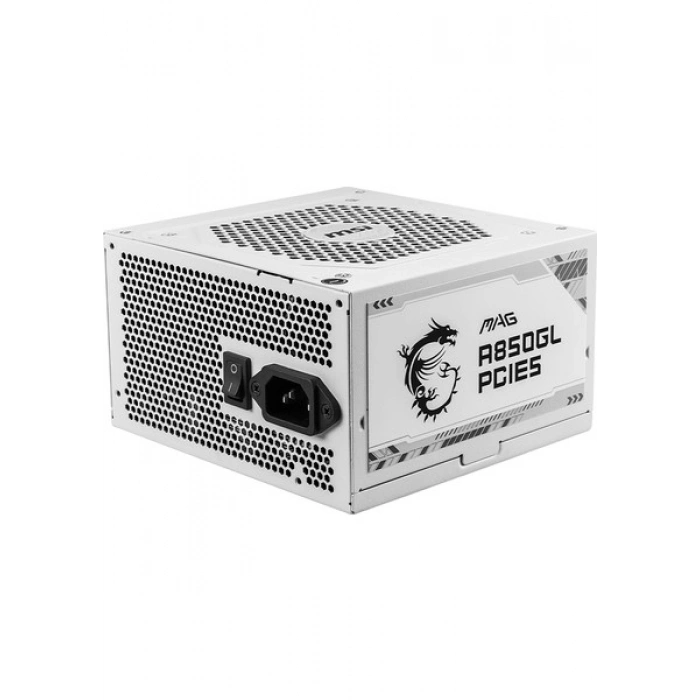 MSI PSU MAG A850GL PCIE5 WHITE 850W 80+ GOLD POWER SUPPLY-BEYAZ