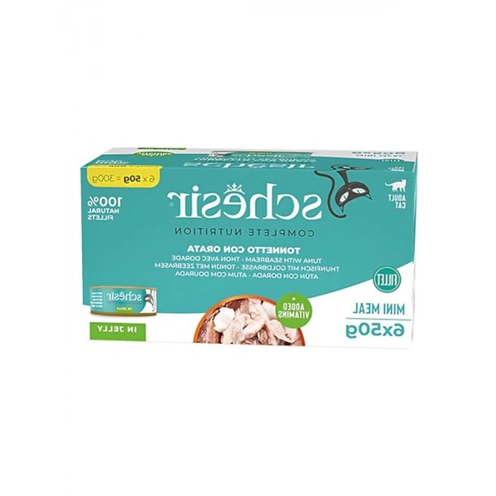Multipack 6x50g Ton Balığı ve Çipuralı Kedi Konservesi