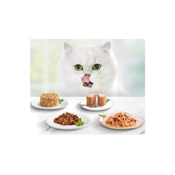 Multipack 85 gr Kıyılmış Tavuk Etli Yaş Kedi Maması - 48 Al 36 Öde