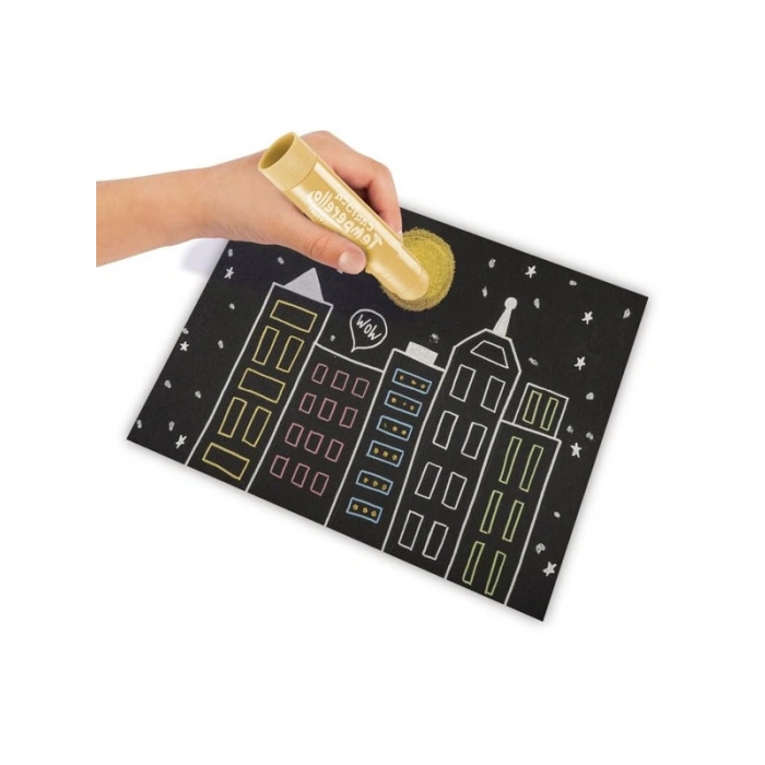 Mürekkep Boyama Kalemi Seti, Metalik 6lı