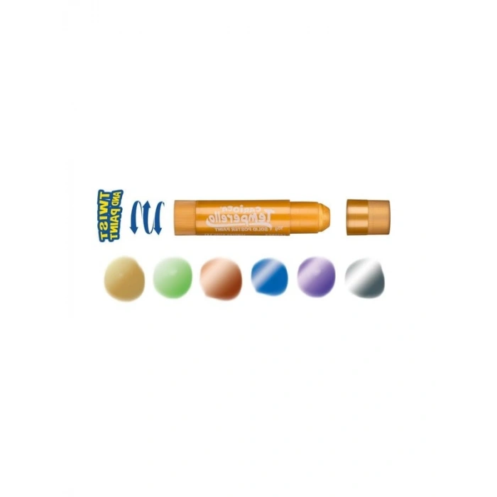 Mürekkep Boyama Kalemi Seti, Metalik 6lı