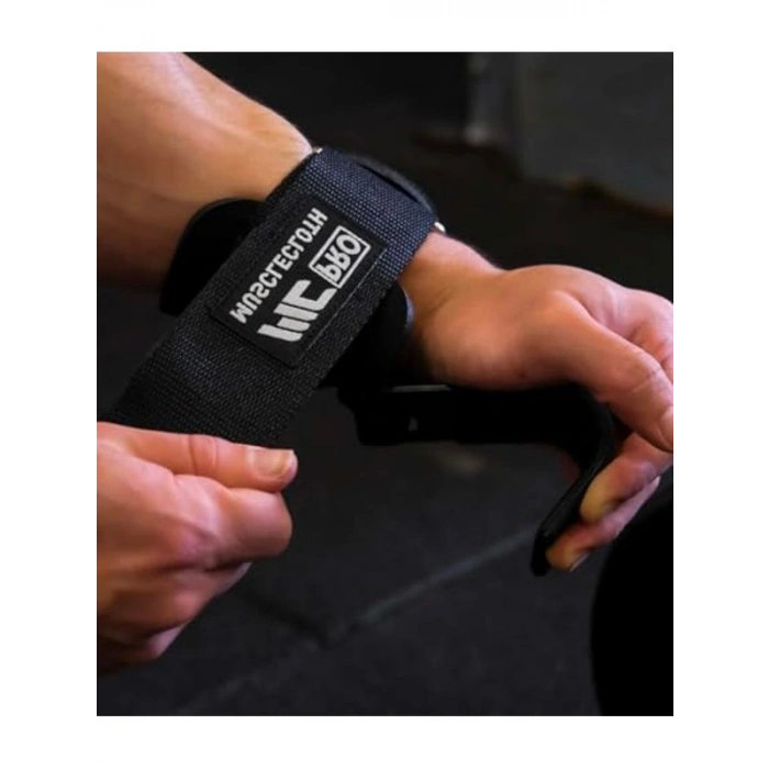 MuscleCloth Lifting Hooks Ağırlık Kaldırma Kancası Siyah
