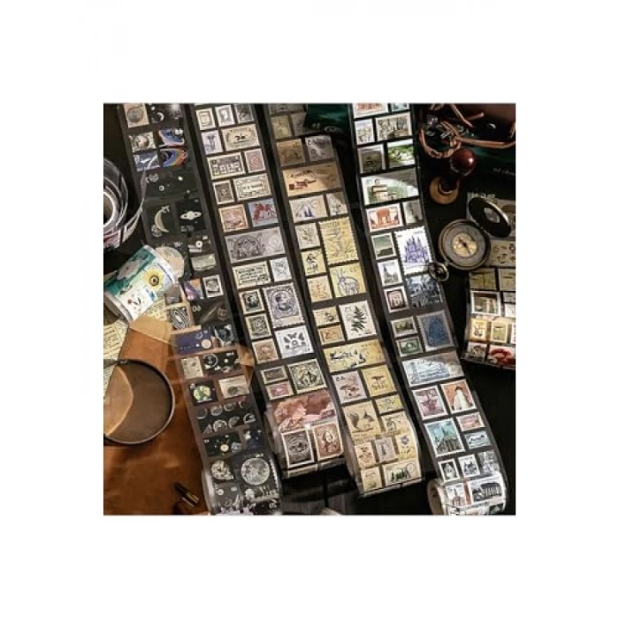 Mushroom Collect Temalı Rulo Sticker Seti - Bullet Journal