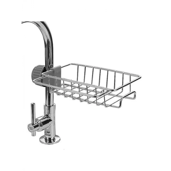 Musluk Üstü Depolama Rafı - Paslanmaz Çelik, Ayarlanabilir