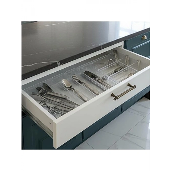 Mutfak Çekmecesi İçin Modüler Organizer Seti - 10 Parça