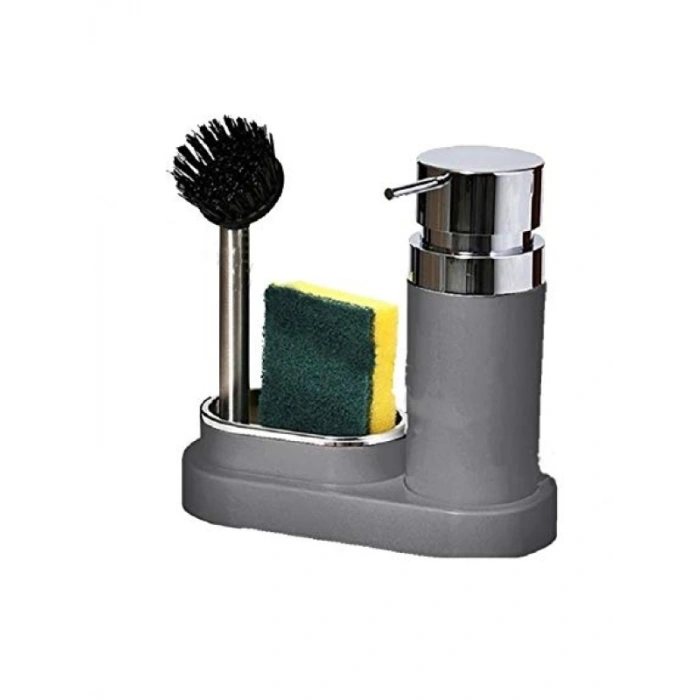 Mutfak Seti: 2li Sıvı Sabunluk ve Fırça