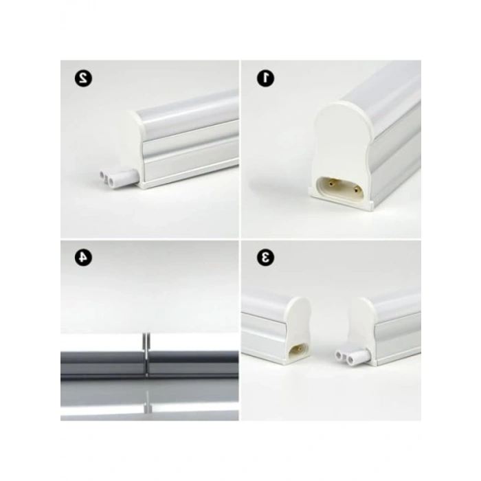 Mutfak Tezgah Altı Aydınlatma Slim LED Bant Armatür, 220 Volt