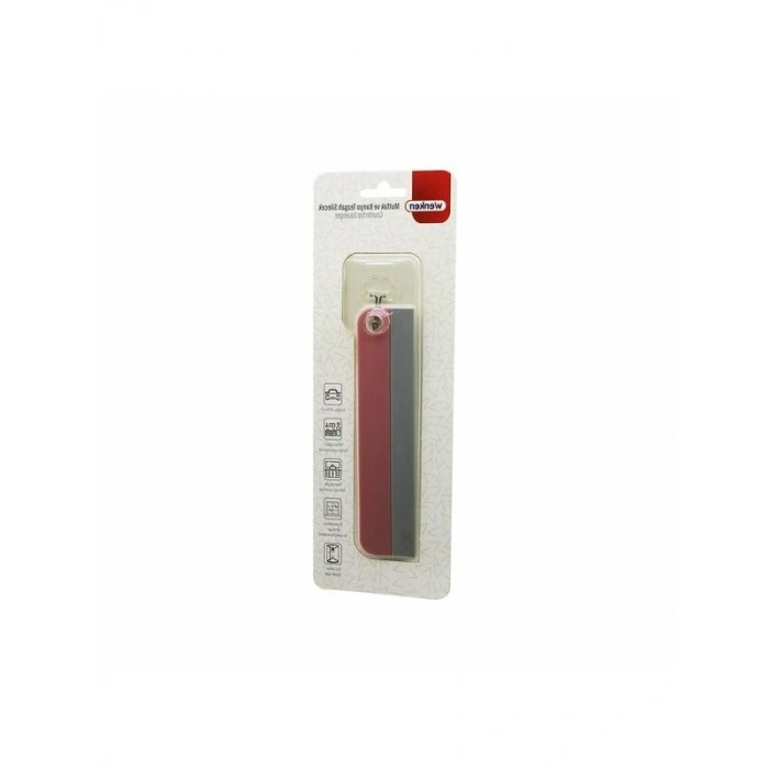 Mutfak ve Banyo Cam Çekpası - 17.5 cm, Silikon Başlıklı