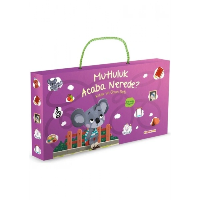 Mutluluk Acaba Nerede? – Kitap ve Oyun Seti (Parmak Takipli)