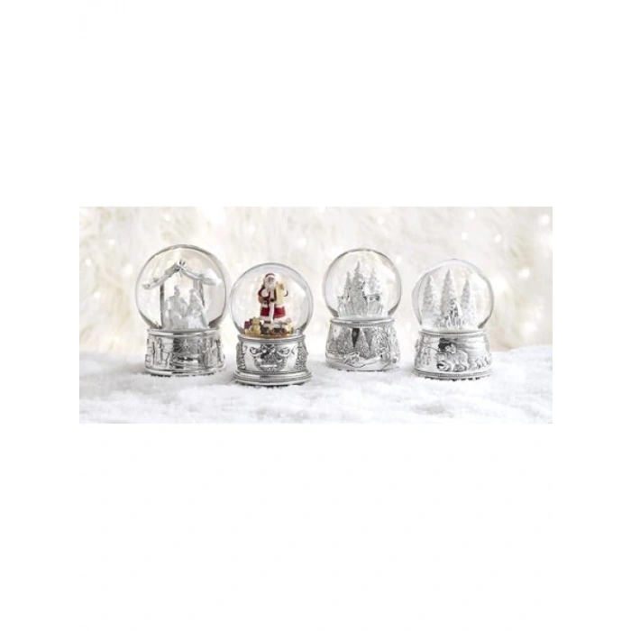 Müzikal Kar Küresi, 1,4 kg, Cam ve Alüminyum