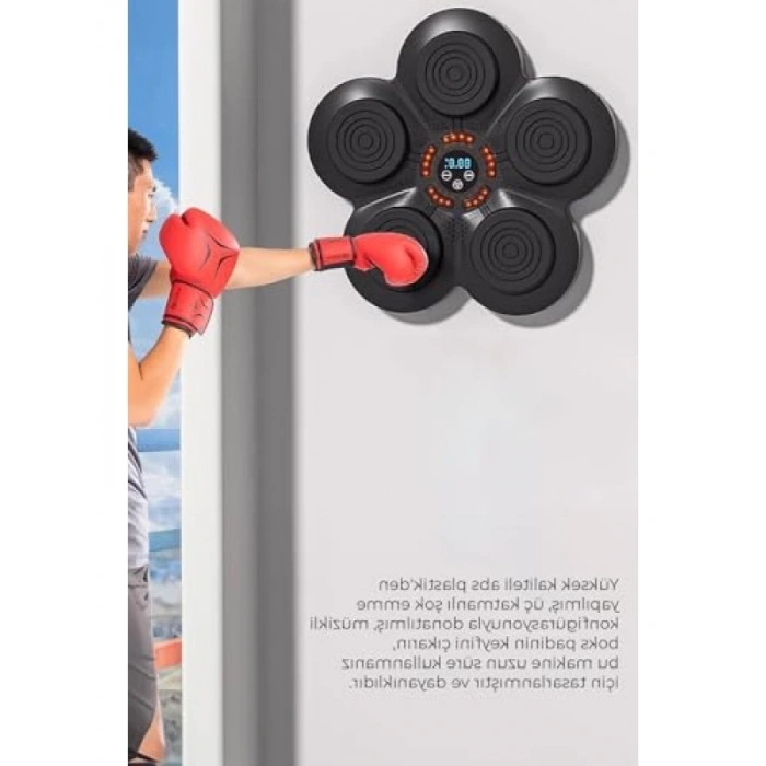 Müzikli Duvar Boks Padi - Eğlenceli Antrenman