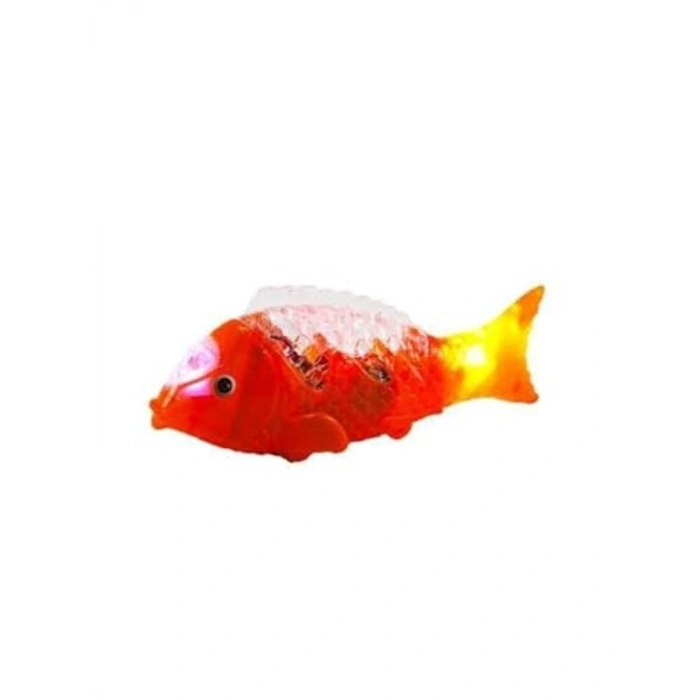 Müzikli Işıklı Yürüyen Balık - 23 cm, Eğlenceli Oyuncak