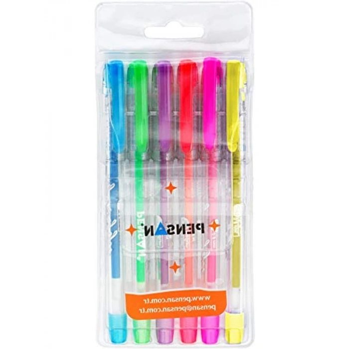 My-Kıng Neon Jel Kalem 6Lı Set - PE02227JK00N6