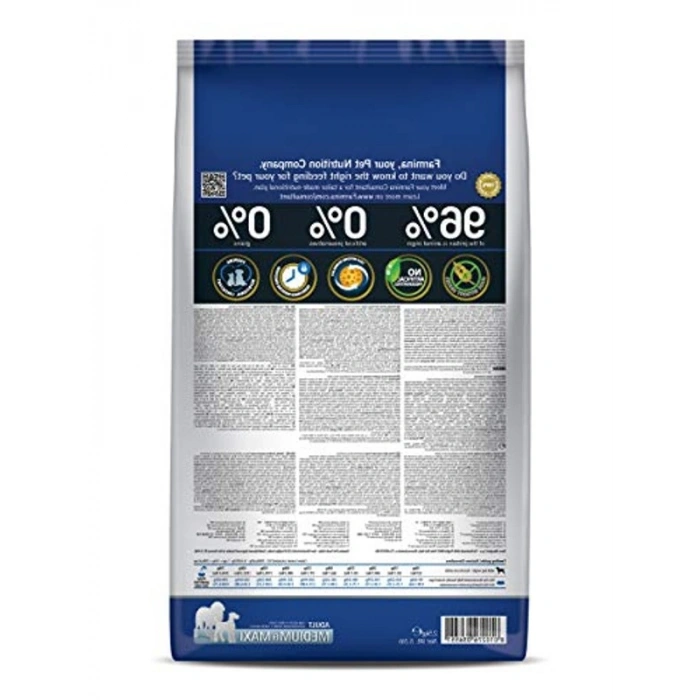 N&D Ocean Pumpkin & Balık Adult Med.Maxi, 2.5 Kg Paket