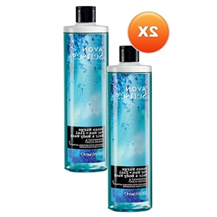 Nane ve Deniz Kokulu Erkek Duş Jeli - 500 ml İkili Set