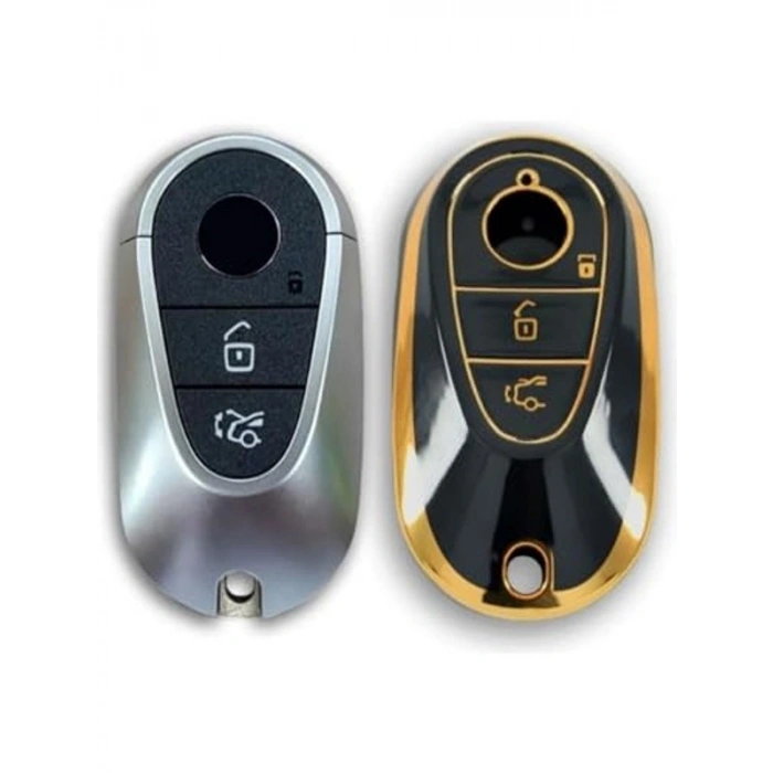 Nano Anahtar Kılıfı - Premium Tasarım, Siyah ve Gold Renk