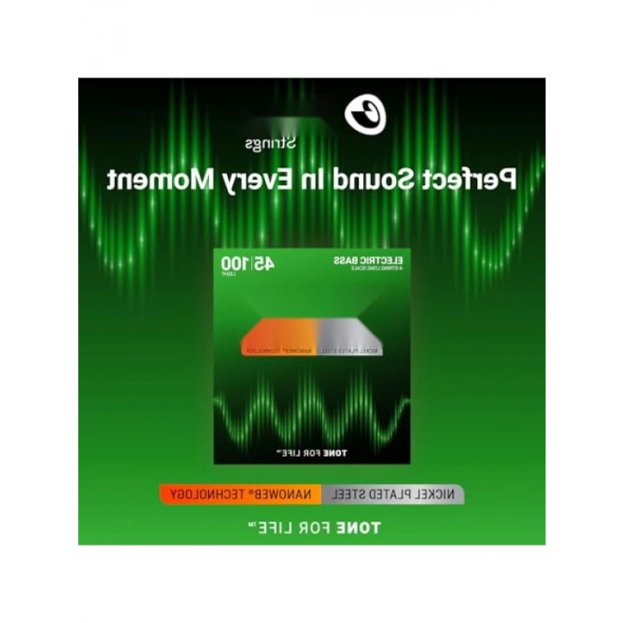 Nanoweb Light 4 Telli Bas Gitar Teli - 45-100