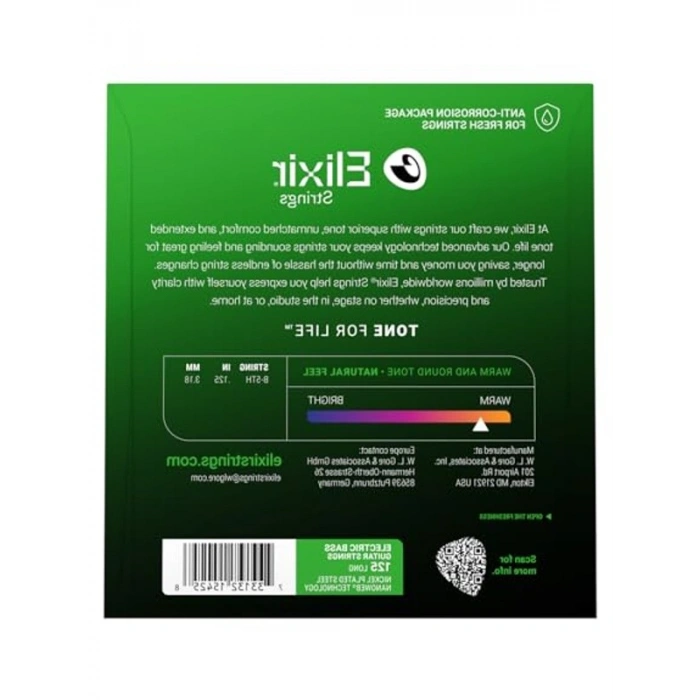 Nanoweb Super Light Tek Bas Gitar Teli, 125 Ölçüsü