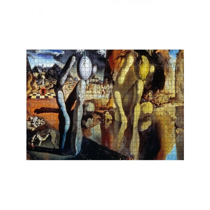 Narcissus Metamorfozu Resimli 1000 Parça Puzzle - MDF Ahşap